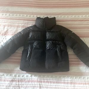 Womens Black Columbia Sherpa Hybrid Jacket size Small